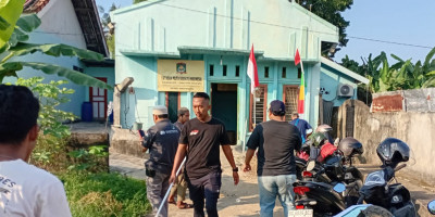 Peringati HUT RI, Eks Napiter Palembang Ramai-ramai Pasang Bendera Merah Putih