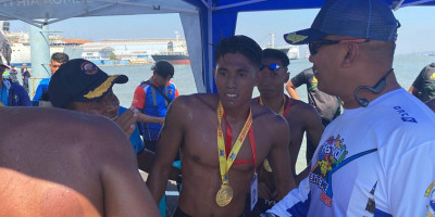 Lomba Fin Swimming Selat Madura Piala Kasal 2025 Sukses digelar,  Marinir Juara
