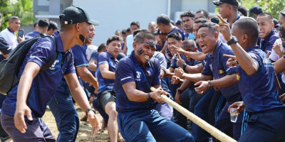 Semarak HUT ke-80 RI, Koarmada III Gelar Lomba Khas 17-an Penuh Kemeriahan 