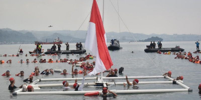 Kodam XXI/Radin Inten dan Pemprov Lampung Gelar Renang Merdeka 2025