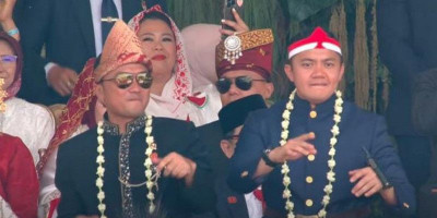 Tarian Persatuan di Istana: Prabowo Ikut Joget Bersama Rakyat di HUT ke-80 RI