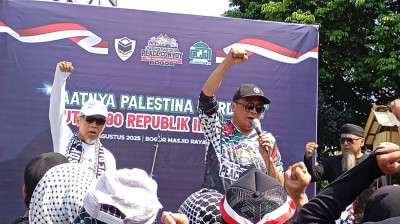 UBN Pimpin Ribuan Massa di Bogor, Serukan Dukungan untuk Palestina Lewat Indonesia Peace Convoy