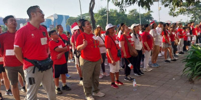 Dari Anak-anak Hingga Orang Tua, Jalan Sehat GBI Bethel Harapan Indah Penuh Sukacita