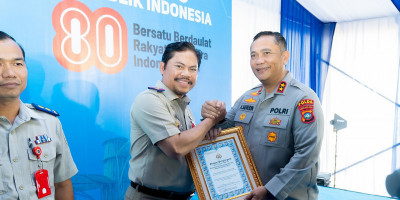 Kakanwil BPN Kepri Terima Apresiasi Penghargaan dari Kapolda, Sukses Ungkap Jaringan Mafia Tanah
