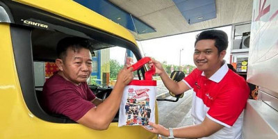 HKA Gelar Aksi Simpatik, Menyapa Pengguna Jalan Tol Serempak di 16 Ruas Operasi