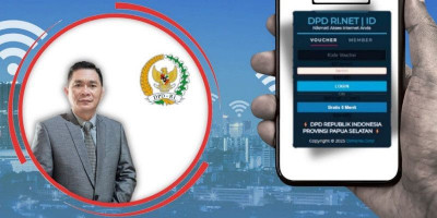 Senator Rudi Tirtayana Tambah Layanan Starlink Gratis di Merauke