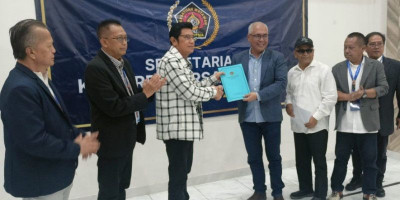 Akhmad Munir Resmi Daftar Calon Ketua Umum PWI Pusat