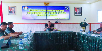 Kodim 1710/Mimika Terima Kunjungan Tim Dalproggar TNI AD Tahap II Tahun 2025