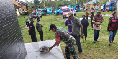 Jaga Hubungan Baik, Babinsa Biak Barat Aktif Hadiri Mediasi Permasalahan Warga