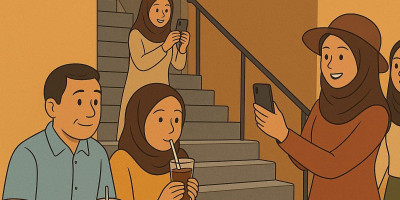 Cerpen: Pertemuan Singkat Di Tangga Sunyi