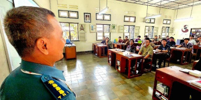 Kolonel Laut Ignatius Pundjung Beri Motivasi Seminaris di Mertoyudan