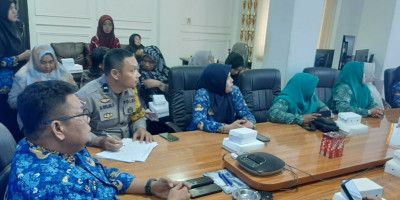 Bhabinkamtibmas Polsek Tamalate, Hadiri Lokakarya Mini Penanganan Stunting