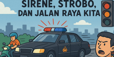 Sirene, Strobo, dan Jalan Raya Kita
