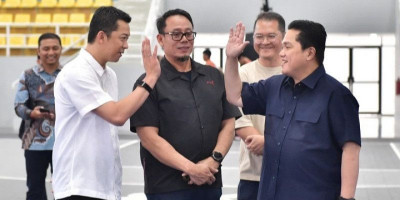 Erick Thohir Motivasi Atlet Muda Saat Tinjau CYESC Cibubur