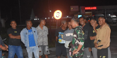 Malam Ini, Kodim 1710/Mimika Kembali Patroli Cipta Kondisi, Menjaga Kamtibmas Tetap Kondusif