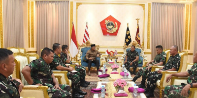 Pangkormar Terima Courtesy Call Menteri Pekerjaan Umum