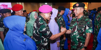 Dipimpin Panglima TNI, Kepala Staf Korps Marinir Resmi Naik Pangkat Menjadi Mayjen