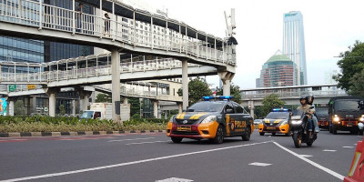 Hadirkan Rasa Aman, 119 Polisi Polda Metro Gelar Patroli di Jakarta