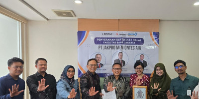 Resmi Bersertifikat Halal! Air Bersih dari PT Jakpro-Memiontec Kini Aman Dikonsumsi Umat Muslim