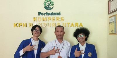 Mahasiswa UNIKOM Tuntaskan PKL, Perhutani Bandung Utara Gelar Pelepasan