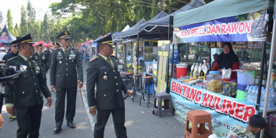Lebih dari 80 UMKM Ramaikan Bazar HUT ke-80 TNI di Lapangan Rampal Malang