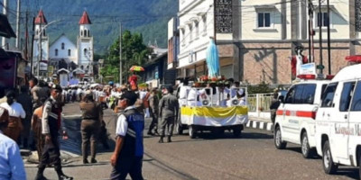 Festival Golo Curu 2025 Meriahkan Kota Ruteng, Warga Tumpah Ruah di Prosesi Budaya dan Iman