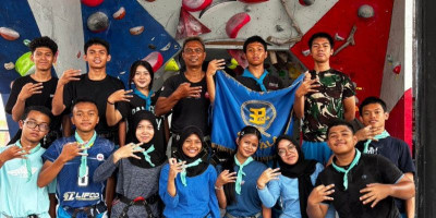 Elpala Angkatan 40 Gelar Kegiatan Climbing di Climb On Menteng