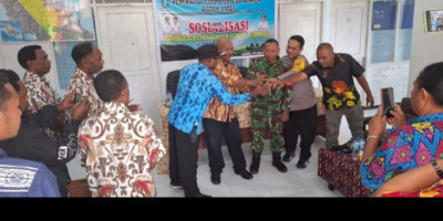 Sinergi Babinsa Biak Utara dan Petani Wujudkan Hanpangan di Distrik Andey