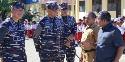 TNI AL Tutup Operasi Teritorial di Pulau Raam, Sorong