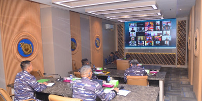 Asops Pangkormar Memberikan Pengarahan Kepada Satgas Korps Marinir