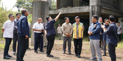 Evaluasi Aset Kemenpora,  Erick Thohir Tinjau P3SON Hambalang