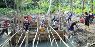 Satgas TMMD Kodim 1505/Tidore Bangun Sumur Air Bersih untuk Warga