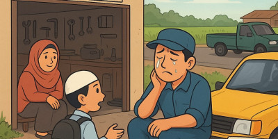 Cerpen: Senyum Terakhir di Bengkel Pinggir Jalan