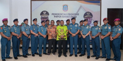 KAS Koarmada III Jalin Silaturahmi dengan Forkopimda Papua Barat Daya