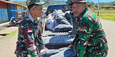 Kodim 1715/Yahukimo Laksanakan Renovasi Rumah Tidak Layak Huni  