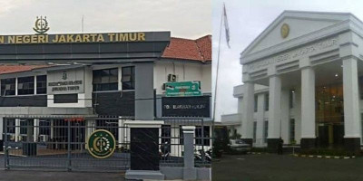 Kajari Jaktim Dr. Dedy Priyo Handoyo Silaturahmi ke Ketua PN Iwan Anggoro Warsita yang Baru Dilantik