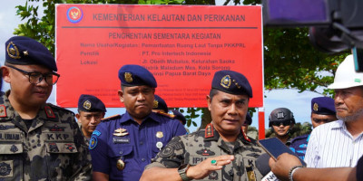 KKP Hentikan Pemanfaatan Ruang Laut Tak Berizin di Sorong Papua