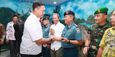 Koarmada III Sambut Kunjungan Kerja Komisi IV DPR RI di Sorong