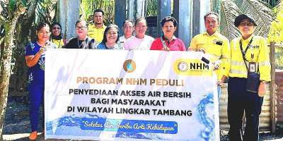 PT NHM Revitalisasi Jaringan Air Bersih di Kusu Lovra, Wujud Nyata Dukung Pembangunan Berkelanjutan