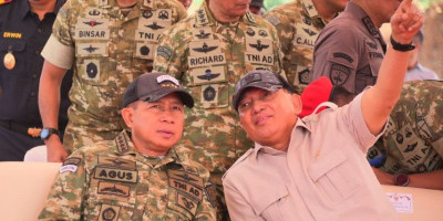 Panglima TNI Bersama Menhan RI Tinjau Keberhasilan Satgas PKH Tertibkan Tambang Nikel Ilegal di Morowali, Sulteng