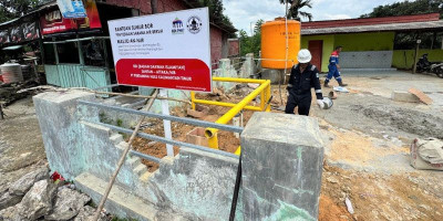 Warga Desa Sebuntal Akhirnya Nikmati Air Bersih Berkat PHKT dan BDI Santan Terminal