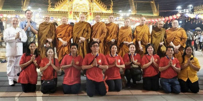 Ribuan Umat Buddha Rayakan Perjalanan Setahun Si Mian Fo Pantai Indah Kapuk