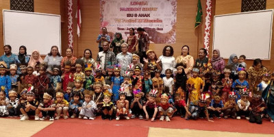 TK Pertiwi XI Merauke Gelar Lomba Fashion Show Ibu dan Anak
