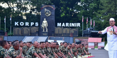 Korps Marinir Gelar Doa Lintas Agama, Perkuat Jiwa Patriotisme Dan Soliditas