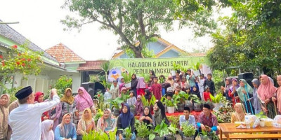 Santri Nurul Ikhsan Bersama Warga Jagapura Wetan Aksi Peduli Lingkungan