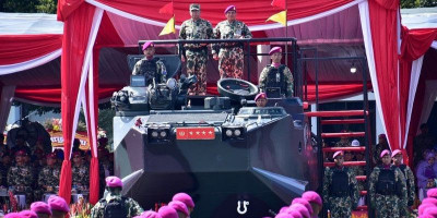 Panglima TNI Jadi Warga Kehormatan Korps Marinir