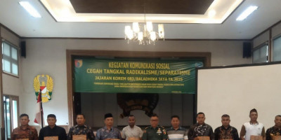 Korem 083/Baladhika Jaya Perkuat Sinergi Komponen Bangsa dalam Upaya Tangkal Radikalisme
