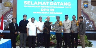 MKD DPR RI Gandeng Polresta Sidoarjo Perkuat Penegakan Kode Etik dan Sosialisasi TNKB Khusus