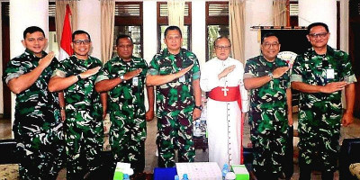 Kadisbintalau Bahas Penguatan Moderasi Beragama dalam Audiensi dengan Kardinal Suharyo