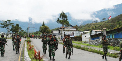 Perang Suku Berhasil Diredam Anggota TNI dari Kodim 1714 